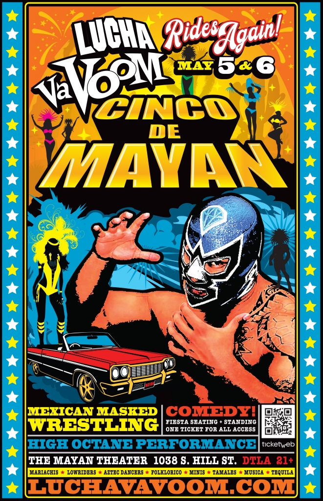 Lucha VaVOOM Rides Again with Cinco de Mayan (poster)